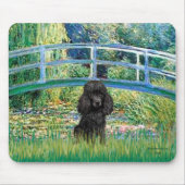 Poodle (schwarz 1) - Brücke Mousepad (Vorne)
