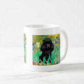 Poodle (schwarz 1) - Ire Kaffeetasse (VorderseiteRechts)