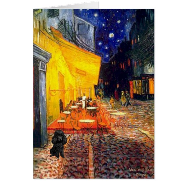 Poodle (schwarz 1) - Terrassencafé (Vorne)