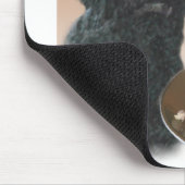 Poodle (schwarz) Türkei Mousepad (Ecke)