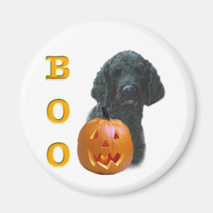 Poodle (schwarz überzogen) Boo Magnet