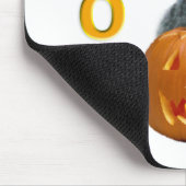 Poodle (schwarz überzogen) Boo Mousepad (Ecke)