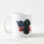 Poodle (schwarze Flagge) Kaffeetasse (Links)