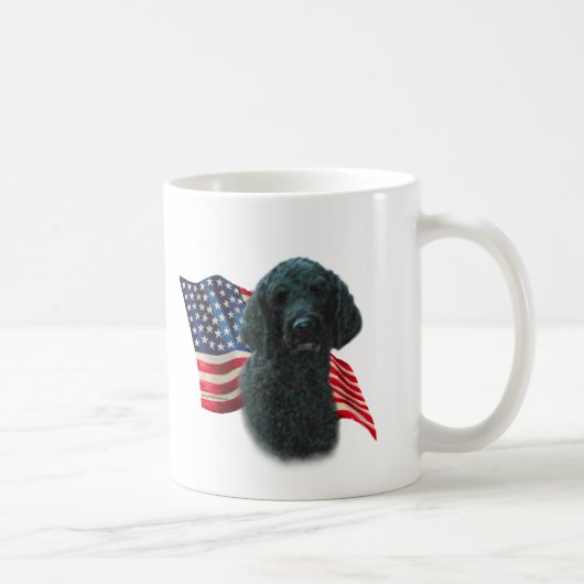 Poodle (schwarze Flagge) Kaffeetasse (Rechts)