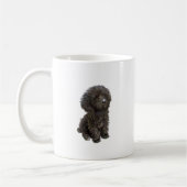 Poodle - Schwarzes Spielzeug Kaffeetasse (Links)