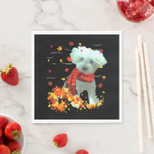 Poodle Serviette (Beispiel)