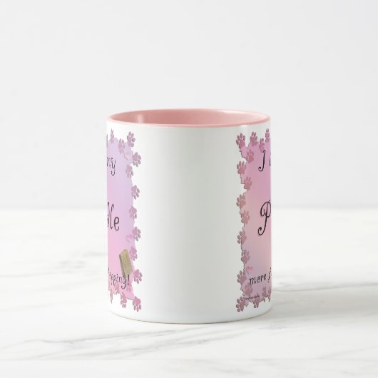 Poodle Shopping Tasse (Zentrum)