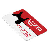 Poodle Silhouette Dog Geschirrspüler Zeichenmagnet Magnet (Rechte Seite)