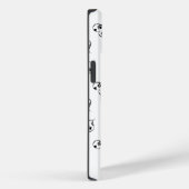 Poodle-Silhouette-Herz und Paw-Drucke Case-Mate iPhone Hülle (Rückseite / Rechts)