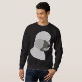 Poodle Silhouette Sweatshirt (Vorne ganz)