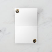 Poodle Silhouette Thank You Notecard Dankeskarte (Innenseite)