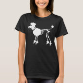 Poodle Skeleton T - Shirt (Vorderseite)