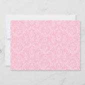 Poodle Skirt Geburtstagsfeier Einladungen (Rückseite)