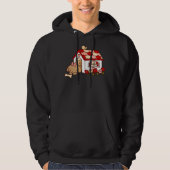 Poodle Sleeping Hoodie (Vorderseite)