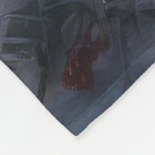 Poodle Snowy Sleigh Weihnachtsdekor Fleecedecke (Ecke)