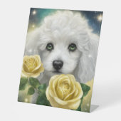 Poodle Sockelschild (Vorderseite)