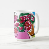 Poodle-Spaß Kaffeetasse (VorderseiteRechts)
