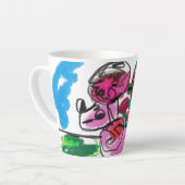 Poodle-Spaß Milchtasse (Linke Ecke)