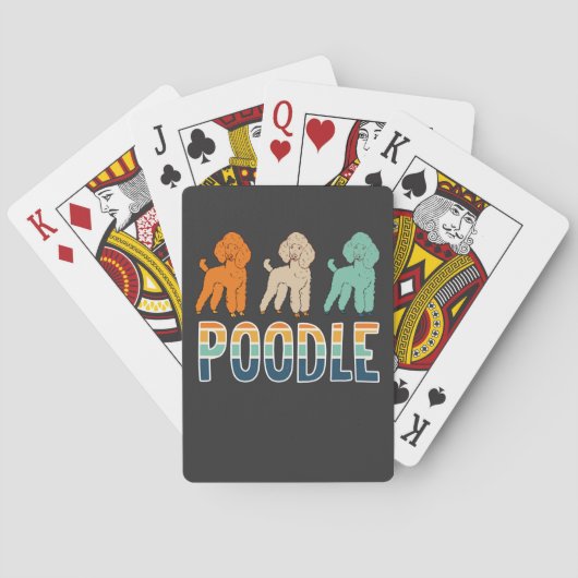 Poodle Spielkarten (Rückseite)