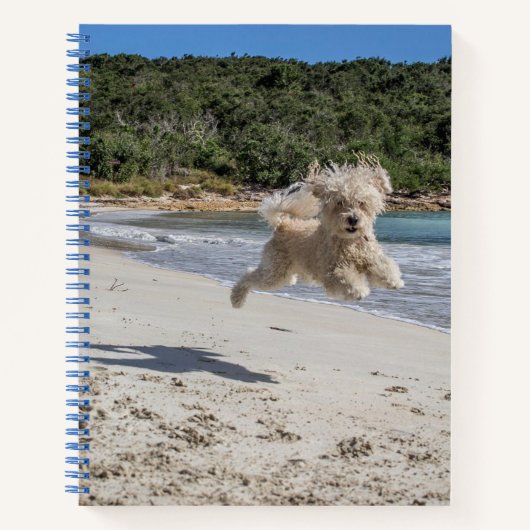 Poodle Spiral Notebook Notizblock (Vorderseite)