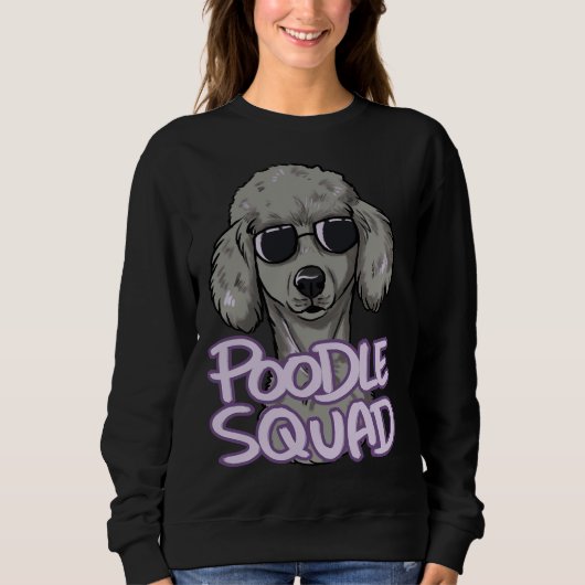 Poodle Squad Silver Sweatshirt (Vorderseite)