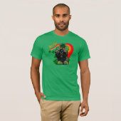 Poodle St Patricks Day T-Shirt (Vorne ganz)