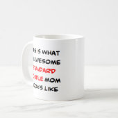 Poodle, Standard, Mama, phantastisch Kaffeetasse (Vorderseite Links)