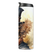 Poodle Steampunk Dog Thermosbecher (Nach rechts gedreht)