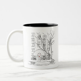 Poodle Street Zweifarbige Tasse
