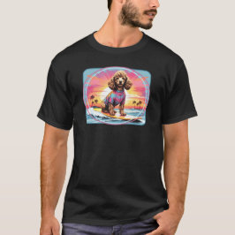 Poodle Surfhund T-Shirt