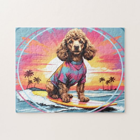 Poodle Surfing Puzzle (Horizontal)