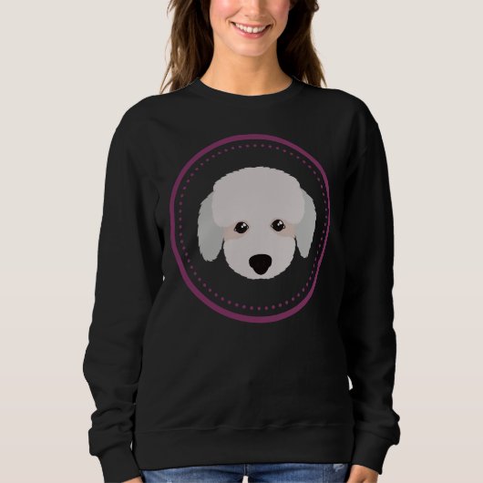Poodle Sweatshirt (Vorderseite)