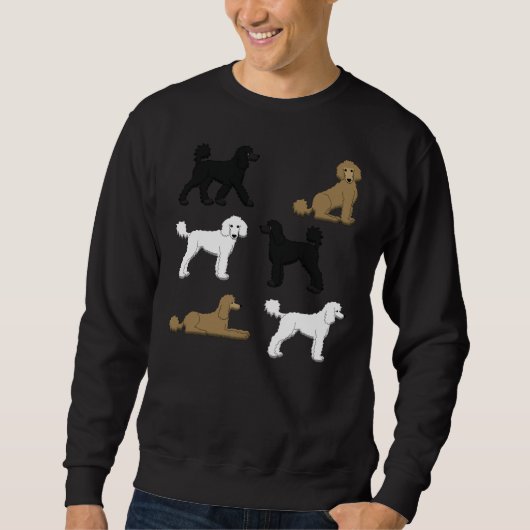 Poodle Sweatshirt (Vorderseite)