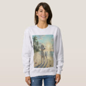 poodle sweatshirt on the beach (Vorne ganz)