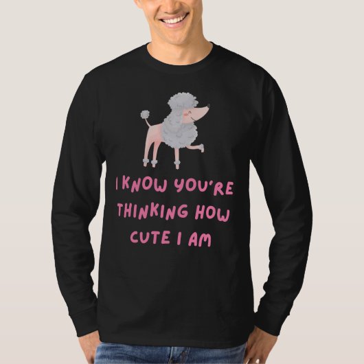 Poodle T-Shirt (Vorderseite)