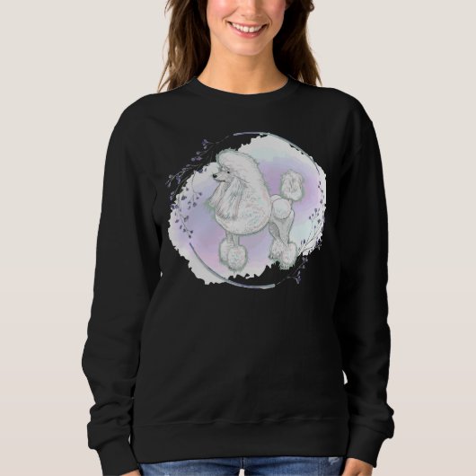 Poodle T- Sweatshirt (Vorderseite)
