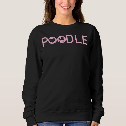 Poodle T- Sweatshirt (Vorderseite)