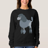Poodle T- Sweatshirt (Vorderseite)