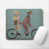 Poodle Tandem Mousepad (Mit Mouse)