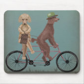 Poodle Tandem Mousepad (Vorne)