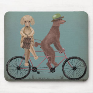 Poodle Tandem Mousepad