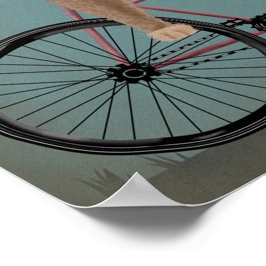 Poodle Tandem Poster (Ecke)