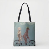 Poodle Tandem Tasche (Vorderseite)