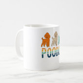 Poodle Tasse, Dog Lover Geschenk, Poodle Kaffeetasse (Vorderseite Links)