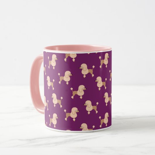 Poodle-Tasse Tasse (Vorderseite Links)
