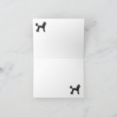 Poodle Thank You Notecard Dankeskarte (Innenseite)