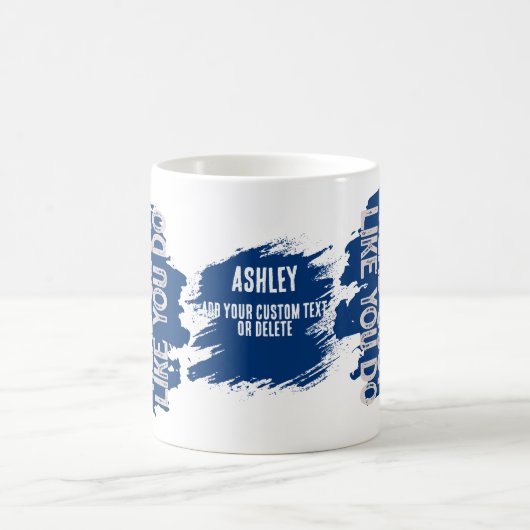 Poodle Tilts Head Funny Quote Vater Kaffeetasse (Mittel)