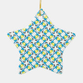 Poodle Time Keramik Ornament (Vorne)