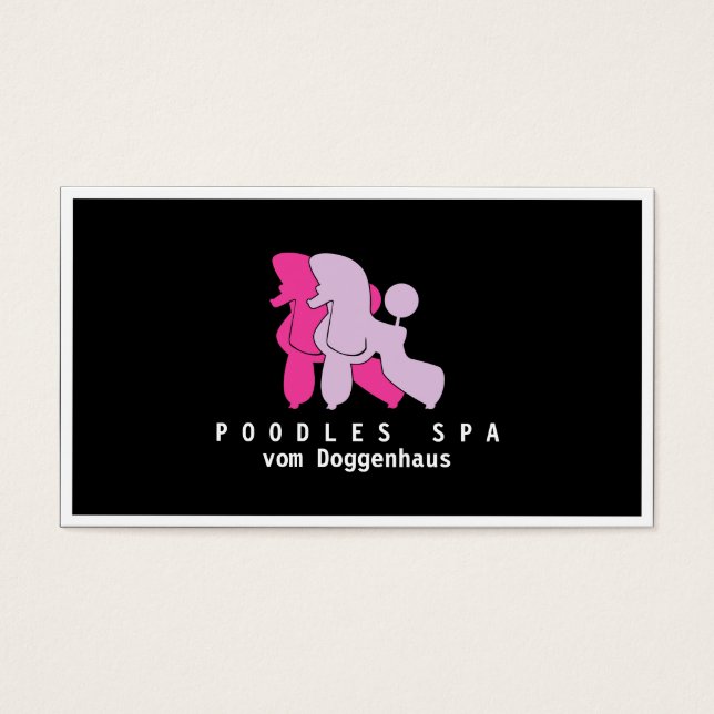 Poodle Trainings (Vorderseite)