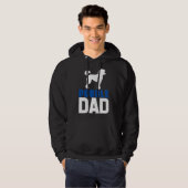 Poodle Vater Blue Hoodie (Vorne ganz)